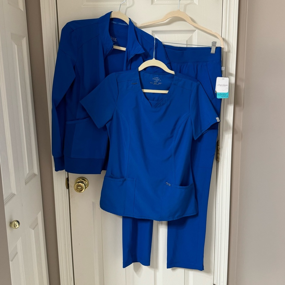 Cherokee Women’s Scrub Set - Royal Blue - XS